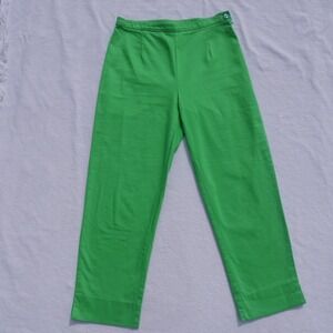Vintage 1990s Tribella‎ Sport bright green high waisted capri pants